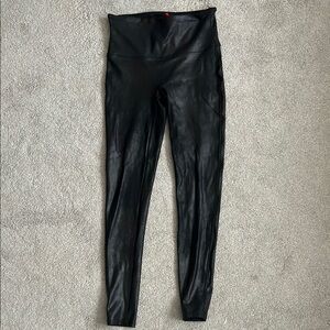 Spanx Black High-Waisted Leggings